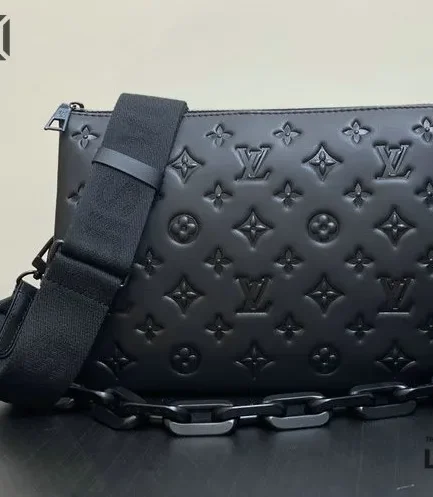 Louis Vuitton 1:1 Mirror Replica Coussin PM Coussin All Black 26CM/10.2IN Louis Vuitton Replica Coussin