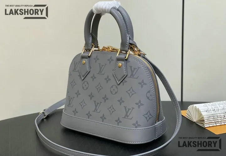 Louis Vuitton 1:1 Mirror Replica Monogram Alma BB Ink 23.5CM/9.3IN Louis Vuitton Replica Alma Louis Vuitton 1:1 Mirror Replica Monogram Alma BB Ink 23.5CM/9.3IN Louis Vuitton Replica Alma