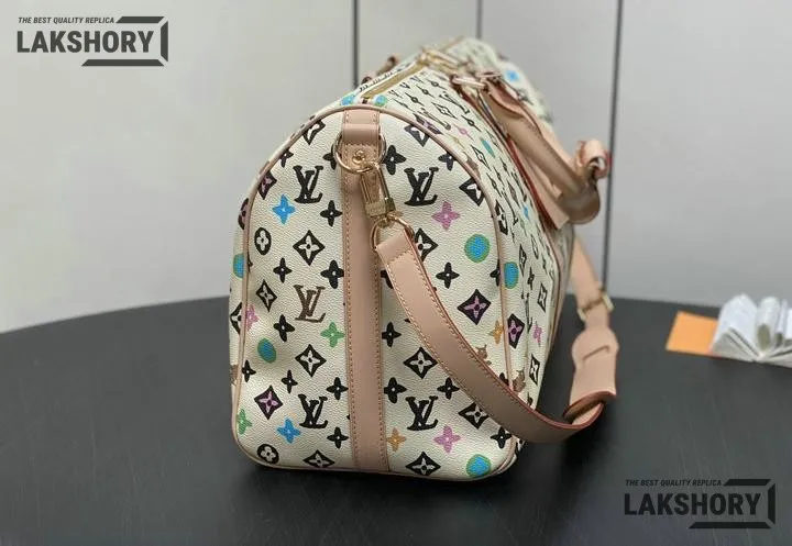 Louis Vuitton 1:1 Mirror Replica Keepall Bandouliere 50 x Tyler the Creator 50CM/19.7IN Louis Vuitton Replica Keepall Louis Vuitton 1:1 Mirror Replica Keepall Bandouliere 50 x Tyler the Creator 50CM/19.7IN Louis Vuitton Replica Keepall