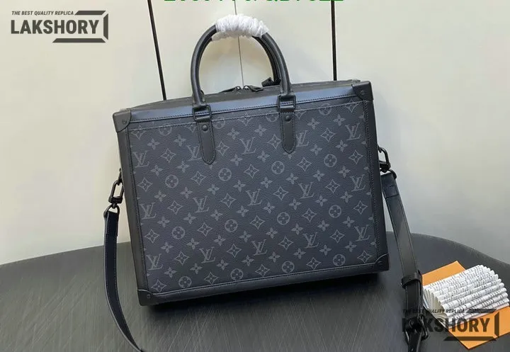 Louis Vuitton 1:1 Mirror Replica Soft Trunk Briefcase 38CM/15IN Louis Vuitton Replica Business Bags Louis Vuitton 1:1 Mirror Replica Soft Trunk Briefcase 38CM/15IN Louis Vuitton Replica Business Bags