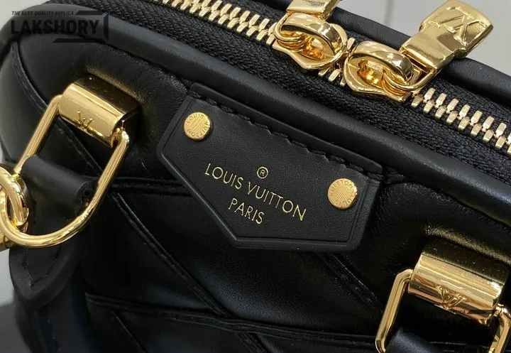 Louis Vuitton 1:1 Mirror Replica Nano Alma Malletage Black 18CM/7.1IN Louis Vuitton Replica Alma Louis Vuitton 1:1 Mirror Replica Nano Alma Malletage Black 18CM/7.1IN Louis Vuitton Replica Alma