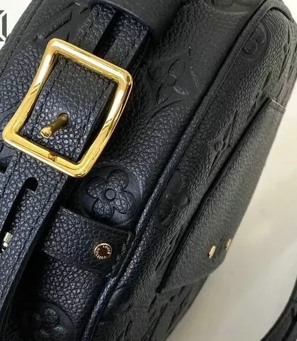 Louis Vuitton 1:1 Mirror Replica Empreinte Boite Chapeau Souple MM Black 22.5CM/8.9IN Louis Vuitton Replica Boite Chapeau