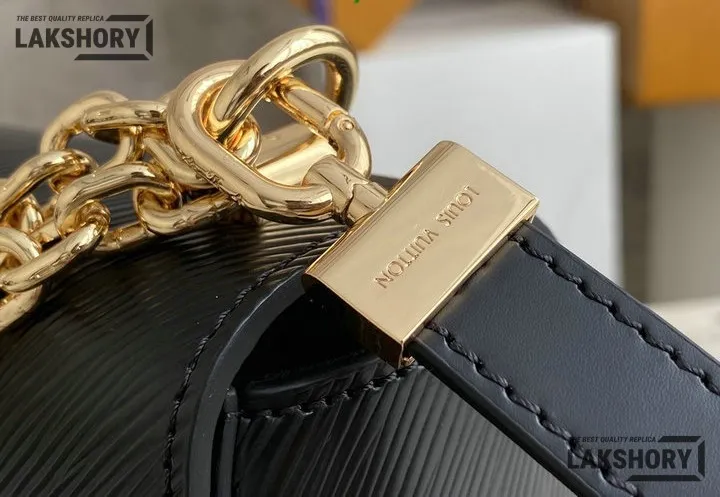 Louis Vuitton 1:1 Mirror Replica Twist MM Epi Leather Shoulder Bag 23CM/9.1IN Louis Vuitton Replica Twist Louis Vuitton 1:1 Mirror Replica Twist MM Epi Leather Shoulder Bag 23CM/9.1IN Louis Vuitton Replica Twist