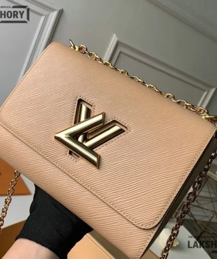 Louis Vuitton 1:1 Mirror Replica Epi Leather Twist MM Shoulder Bag 23CM/9.1IN Louis Vuitton Replica Twist