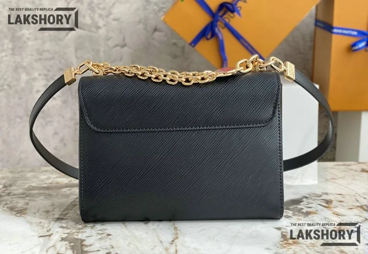 Louis Vuitton 1:1 Mirror Replica Twist MM Epi Leather Shoulder Bag 23CM/9.1IN Louis Vuitton Replica Twist Louis Vuitton 1:1 Mirror Replica Twist MM Epi Leather Shoulder Bag 23CM/9.1IN Louis Vuitton Replica Twist
