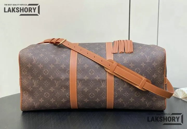 Louis Vuitton 1:1 Mirror Replica Keepall Bandouliere 50 Monogram Dust 50CM/19.7IN Louis Vuitton Replica Keepall Louis Vuitton 1:1 Mirror Replica Keepall Bandouliere 50 Monogram Dust 50CM/19.7IN Louis Vuitton Replica Keepall