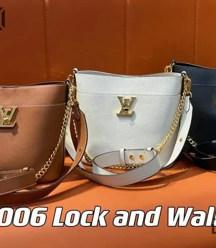 Louis Vuitton 1:1 Mirror Replica Lock and Walk Lockme 20.5CM/8.1IN Louis Vuitton Replica Neo