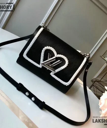 Louis Vuitton 1:1 Mirror Replica Epi Whipstitch Heart Twist MM Shoulder Bag 23CM/9.1IN Louis Vuitton Replica Twist