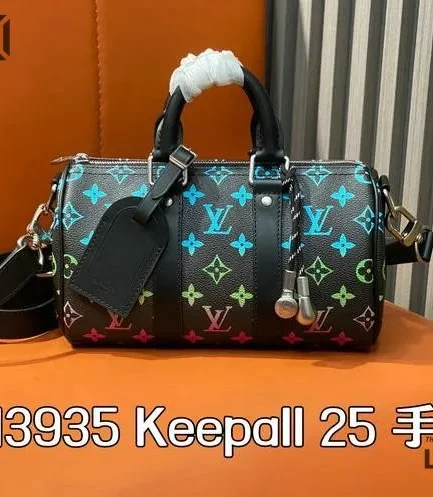 Louis Vuitton 1:1 Mirror Replica Monogram Keepall Bandouliere 25 Playground 25CM/9.8IN Louis Vuitton Replica Keepall