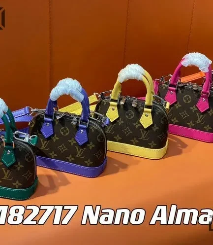 Louis Vuitton 1:1 Mirror Replica Nano Alma Monogram 18CM/7.1IN Louis Vuitton Replica Alma