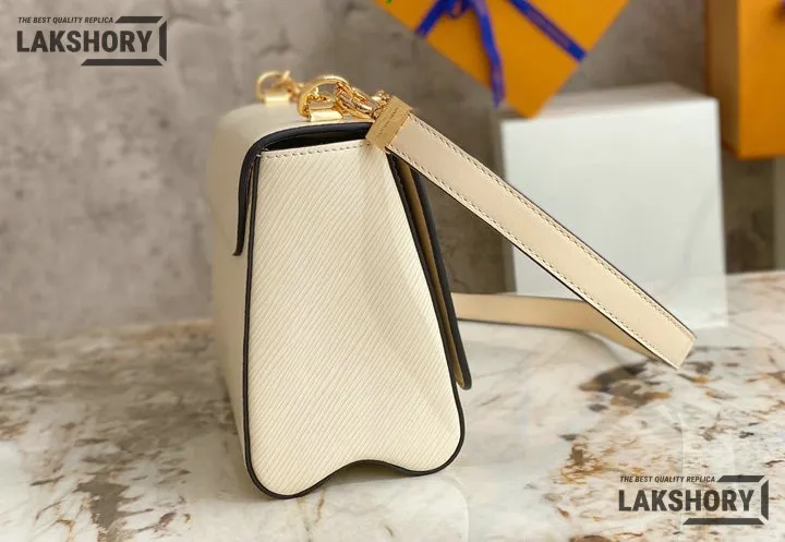 Louis Vuitton 1:1 Mirror Replica Twist MM Epi Leather Shoulder Bag 23CM/9.1IN Louis Vuitton Replica Twist Louis Vuitton 1:1 Mirror Replica Twist MM Epi Leather Shoulder Bag 23CM/9.1IN Louis Vuitton Replica Twist