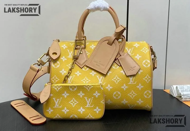 Louis Vuitton 1:1 Mirror Replica Monogram Speedy P9 Bandouliere 25 Runway 25CM/9.8IN Louis Vuitton Replica Speedy Louis Vuitton 1:1 Mirror Replica Monogram Speedy P9 Bandouliere 25 Runway 25CM/9.8IN Louis Vuitton Replica Speedy