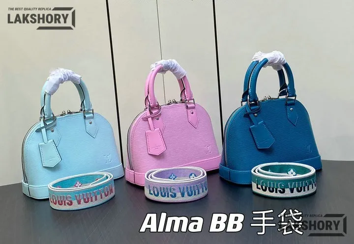 Louis Vuitton 1:1 Mirror Replica Monogram Alma PM Bag 23.5CM/9.3IN Louis Vuitton Replica Alma Louis Vuitton 1:1 Mirror Replica Monogram Alma PM Bag 23.5CM/9.3IN Louis Vuitton Replica Alma
