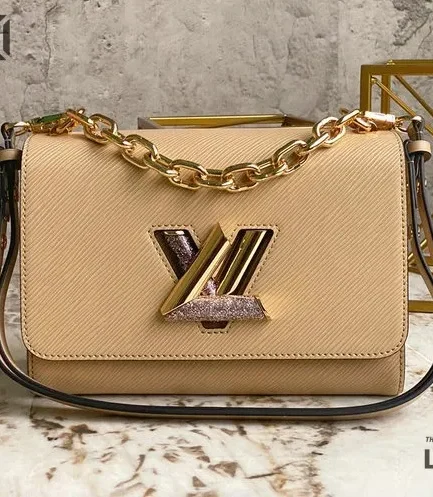 Louis Vuitton 1:1 Mirror Replica Epi Twist MM Shoulder Bag 23CM/9.1IN Louis Vuitton Replica Twist