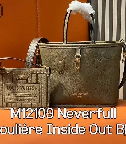 Louis Vuitton 1:1 Mirror Replica Neverfull Bandoulire Inside Out BB 24CM/9.4IN Louis Vuitton Replica Neverfull