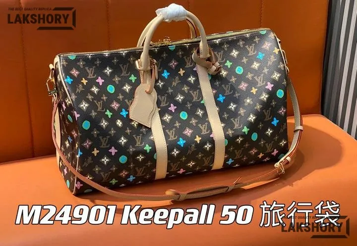 Louis Vuitton 1:1 Mirror Replica Keepall Bandouliere 50 x Tyler the Creator 50CM/19.7IN Louis Vuitton Replica Keepall Louis Vuitton 1:1 Mirror Replica Keepall Bandouliere 50 x Tyler the Creator 50CM/19.7IN Louis Vuitton Replica Keepall