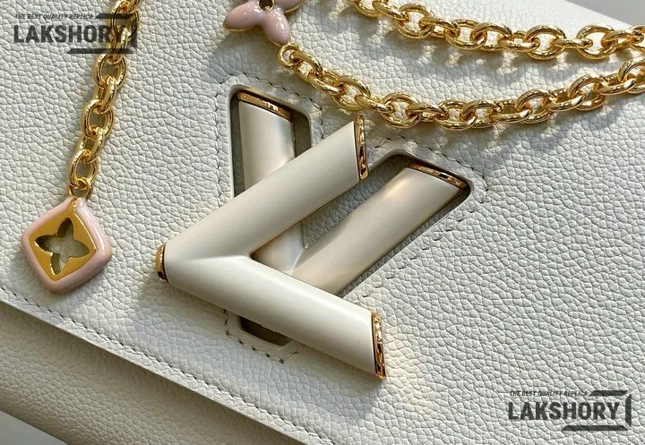 Louis Vuitton 1:1 Mirror Replica Twist MM Slim Puffygram Taurillon Leather 23CM/9.1IN Louis Vuitton Replica Twist Louis Vuitton 1:1 Mirror Replica Twist MM Slim Puffygram Taurillon Leather 23CM/9.1IN Louis Vuitton Replica Twist