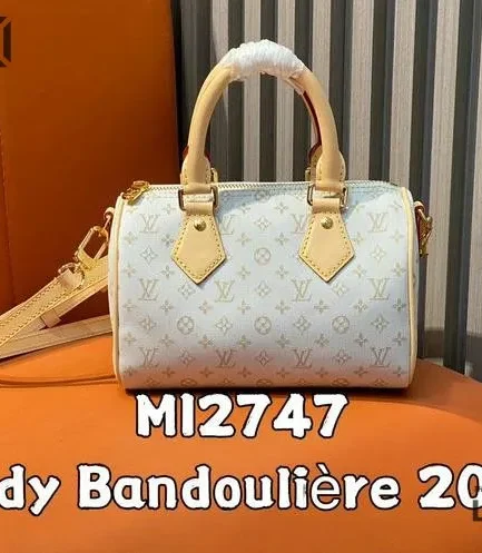 Louis Vuitton 1:1 Mirror Replica Speedy Bandoulire 20 Monogram Mastic Cream 20.5CM/8.1IN Louis Vuitton Replica Speedy