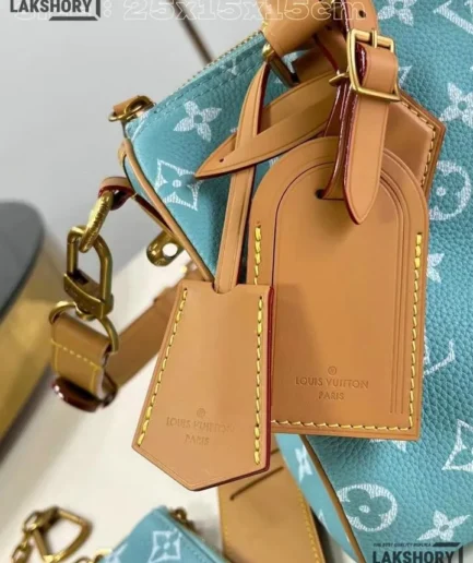 Louis Vuitton 1:1 Mirror Replica Monogram Speedy P9 Bandoulire 25 Turquoise 25CM/9.8IN Louis Vuitton Replica Speedy