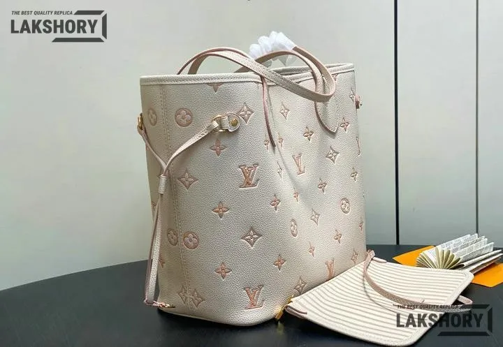 Louis Vuitton 1:1 Mirror Replica Neverfull MM Monogram Empreinte Leather 32CM/12.6IN Louis Vuitton Replica Neverfull Louis Vuitton 1:1 Mirror Replica Neverfull MM Monogram Empreinte Leather 32CM/12.6IN Louis Vuitton Replica Neverfull