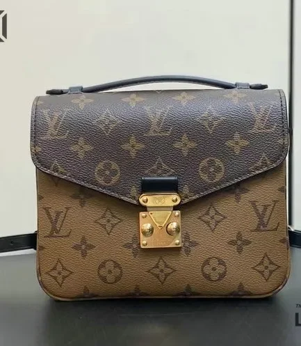 Louis Vuitton 1:1 Mirror Replica Pochette Metis Backpack Monogram Reverse 20CM/7.9IN Louis Vuitton Replica Pochette Metis