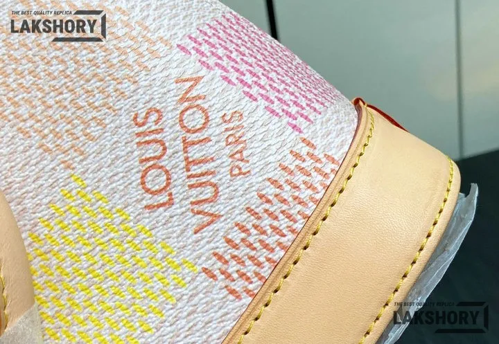 Louis Vuitton 1:1 Mirror Replica Damierlicious Alma BB Rose Peach 23.5CM/9.3IN Louis Vuitton Replica Alma Louis Vuitton 1:1 Mirror Replica Damierlicious Alma BB Rose Peach 23.5CM/9.3IN Louis Vuitton Replica Alma