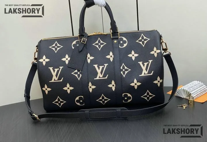 Louis Vuitton 1:1 Mirror Replica Giant Keepall Bandouliere 45 Monogram 45CM/17.7IN Louis Vuitton Replica Keepall Louis Vuitton 1:1 Mirror Replica Giant Keepall Bandouliere 45 Monogram 45CM/17.7IN Louis Vuitton Replica Keepall