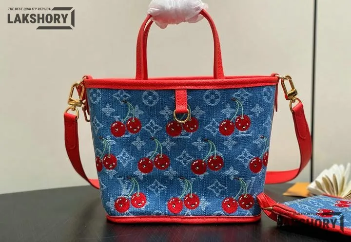 Louis Vuitton 1:1 Mirror Replica LV x TM Neverfull Inside Out BB Monogram Denim 26.5CM/10.4IN Louis Vuitton Replica Neverfull Louis Vuitton 1:1 Mirror Replica LV x TM Neverfull Inside Out BB Monogram Denim 26.5CM/10.4IN Louis Vuitton Replica Neverfull