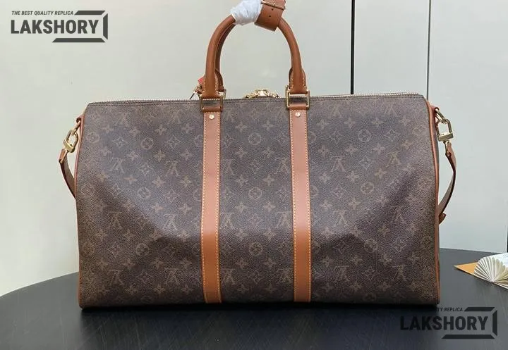 Louis Vuitton 1:1 Mirror Replica Keepall Bandouliere 50 Monogram Dust 50CM/19.7IN Louis Vuitton Replica Keepall Louis Vuitton 1:1 Mirror Replica Keepall Bandouliere 50 Monogram Dust 50CM/19.7IN Louis Vuitton Replica Keepall