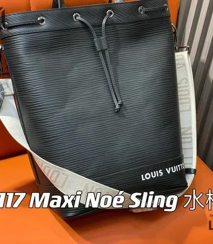 Louis Vuitton 1:1 Mirror Replica Maxi No Sling Black A05 48CM/18.9IN Louis Vuitton Replica Neo