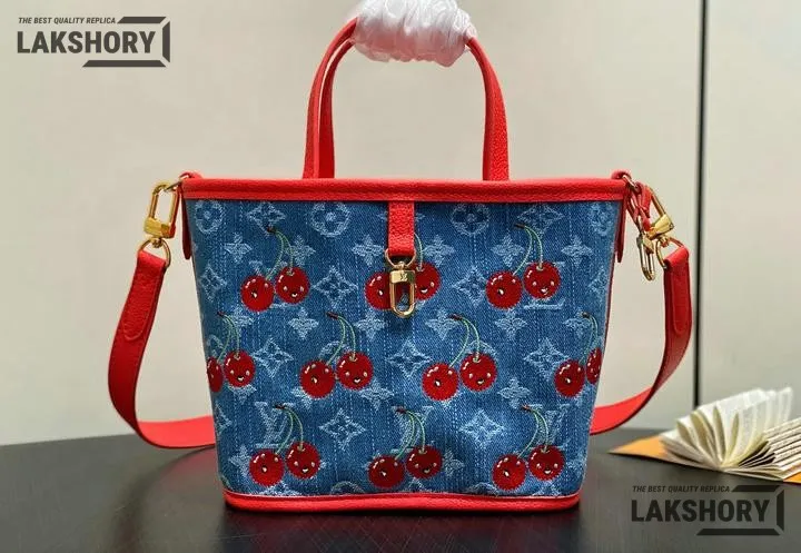 Louis Vuitton 1:1 Mirror Replica LV x TM Neverfull Inside Out BB Monogram Denim 26.5CM/10.4IN Louis Vuitton Replica Neverfull Louis Vuitton 1:1 Mirror Replica LV x TM Neverfull Inside Out BB Monogram Denim 26.5CM/10.4IN Louis Vuitton Replica Neverfull