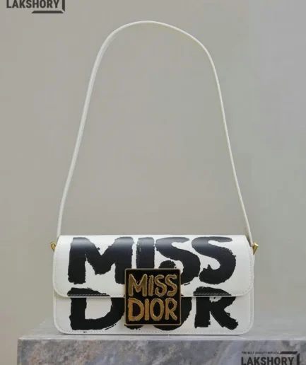 Dior 1:1 Mirror Replica Miss Dior Flap Patent Calfskin Bag 22CM/8.7IN Christian Dior Other Styles