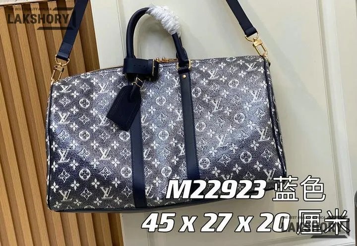 Louis Vuitton 1:1 Mirror Replica Keepall Bandoulire 45 Monogram Ink Blue 45CM/17.7IN Louis Vuitton Replica Keepall Louis Vuitton 1:1 Mirror Replica Keepall Bandoulire 45 Monogram Ink Blue 45CM/17.7IN Louis Vuitton Replica Keepall