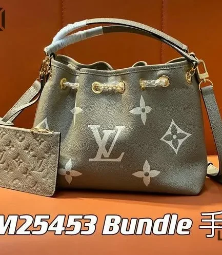 Louis Vuitton 1:1 Mirror Replica Empreinte Monogram Giant LV Bundle 28CM/11IN Louis Vuitton Replica Neo