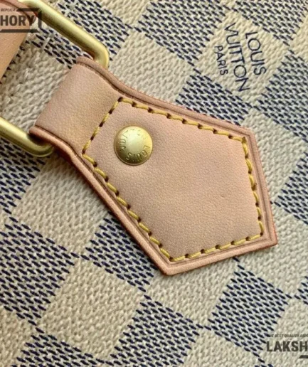 Louis Vuitton 1:1 Mirror Replica Damier Azur Speedy Bandoulière 30 Canvas 30CM/11.8IN Louis Vuitton Replica Speedy