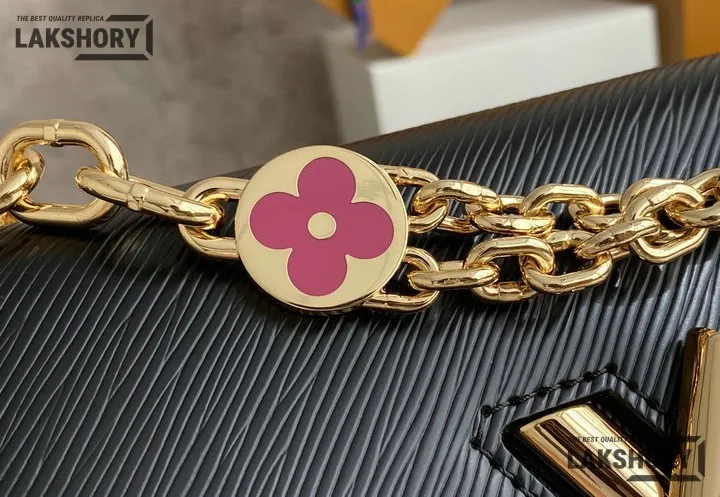 Louis Vuitton 1:1 Mirror Replica Twist MM Epi Leather Shoulder Bag 23CM/9.1IN Louis Vuitton Replica Twist Louis Vuitton 1:1 Mirror Replica Twist MM Epi Leather Shoulder Bag 23CM/9.1IN Louis Vuitton Replica Twist