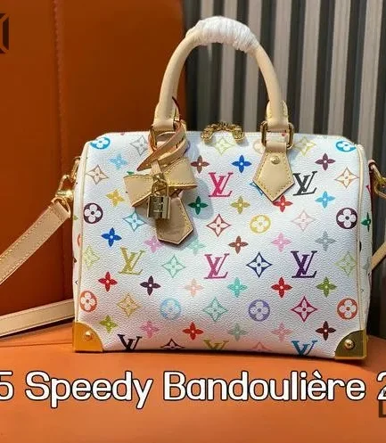 Louis Vuitton 1:1 Mirror Replica LV x TM Speedy Bandoulire 25 Bag 25CM/9.8IN Louis Vuitton Replica Speedy