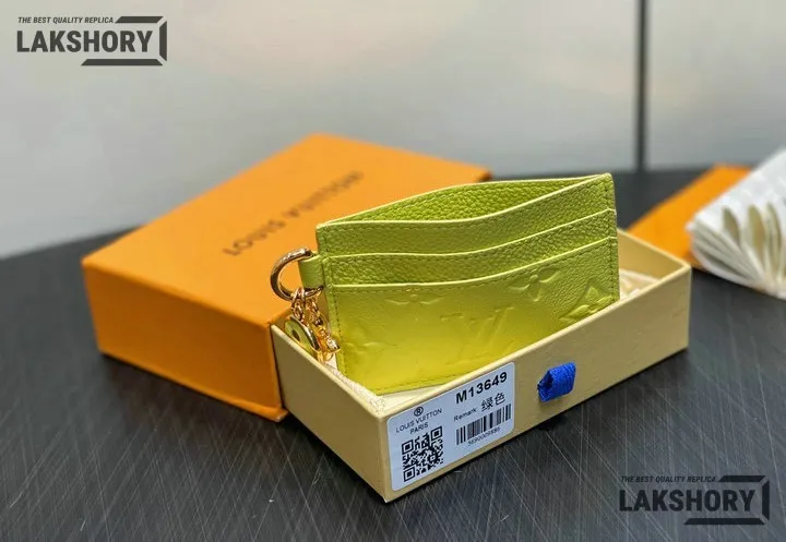 Louis Vuitton 1:1 Mirror Replica LV Charms Card Holder Monogram Empreinte 7CM/2.8IN Louis Vuitton Replica Wallets Louis Vuitton 1:1 Mirror Replica LV Charms Card Holder Monogram Empreinte 7CM/2.8IN Louis Vuitton Replica Wallets