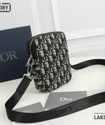 Dior 1:1 Mirror Replica Vertical Nano Pouch D-Touch Oblique 17CM/6.7IN Christian Dior Other Styles