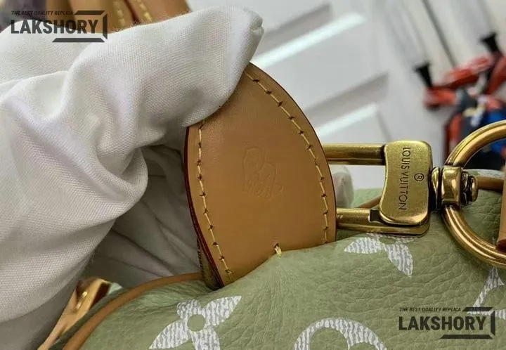 Louis Vuitton 1:1 Mirror Replica Speedy P9 Bandoulire 30 Frozen Lime Monogram 32CM/12.6IN Louis Vuitton Replica Speedy Louis Vuitton 1:1 Mirror Replica Speedy P9 Bandoulire 30 Frozen Lime Monogram 32CM/12.6IN Louis Vuitton Replica Speedy