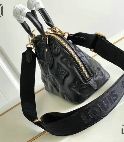 Louis Vuitton 1:1 Mirror Replica Calfskin Bubblegram Alma BB 24.5CM/9.6IN Louis Vuitton Replica Alma