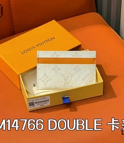 Louis Vuitton 1:1 Mirror Replica Double Card Holder G71 11CM/4.3IN Louis Vuitton Replica Wallets