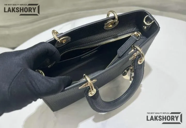 Dior 1:1 Mirror Replica Small Lady D-Sire Taurillon My ABCDior 26CM/10.2IN Christian Dior Replica Lady Dior 1:1 Mirror Replica Small Lady D-Sire Taurillon My ABCDior 26CM/10.2IN Christian Dior Replica Lady