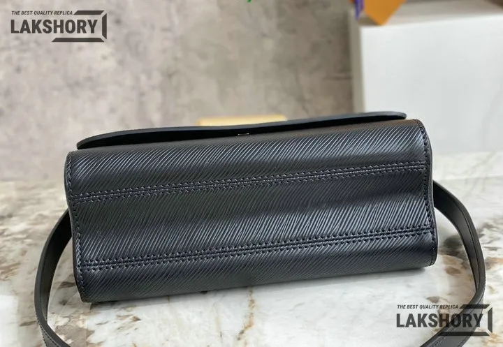 Louis Vuitton 1:1 Mirror Replica Twist MM Epi Leather Shoulder Bag 23CM/9.1IN Louis Vuitton Replica Twist Louis Vuitton 1:1 Mirror Replica Twist MM Epi Leather Shoulder Bag 23CM/9.1IN Louis Vuitton Replica Twist