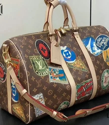 Louis Vuitton 1:1 Mirror Replica Flight Mode Keepall Bandouliere 45 Monogram 45CM/17.7IN Louis Vuitton Replica Keepall