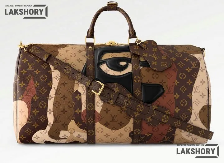 Louis Vuitton 1:1 Mirror Replica Monogram Keepall Bandouliere 55 Multicolor 55CM/21.7IN Louis Vuitton Replica Keepall Louis Vuitton 1:1 Mirror Replica Monogram Keepall Bandouliere 55 Multicolor 55CM/21.7IN Louis Vuitton Replica Keepall