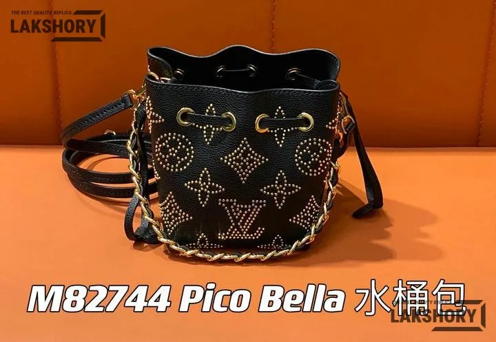 Louis Vuitton 1:1 Mirror Replica Black Pico Bella Mahina Leather 13CM/5.1IN Louis Vuitton Replica Neo Louis Vuitton 1:1 Mirror Replica Black Pico Bella Mahina Leather 13CM/5.1IN Louis Vuitton Replica Neo