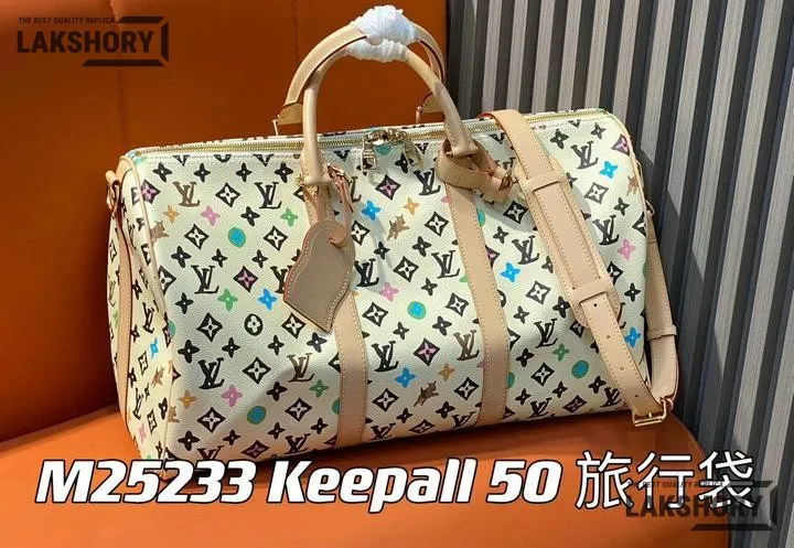 Louis Vuitton 1:1 Mirror Replica Keepall Bandouliere 50 x Tyler the Creator 50CM/19.7IN Louis Vuitton Replica Keepall Louis Vuitton 1:1 Mirror Replica Keepall Bandouliere 50 x Tyler the Creator 50CM/19.7IN Louis Vuitton Replica Keepall