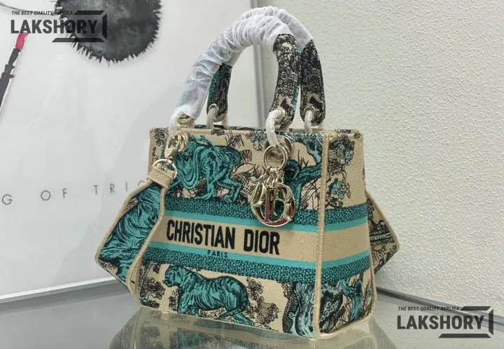 Dior 1:1 Mirror Replica Lady D-Lite Medium 2way Bag 24CM/9.4IN Christian Dior Replica Lady Dior 1:1 Mirror Replica Lady D-Lite Medium 2way Bag 24CM/9.4IN Christian Dior Replica Lady