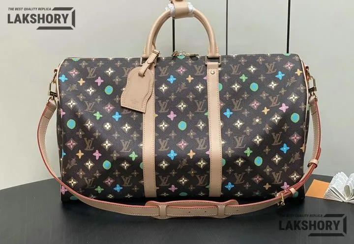 Louis Vuitton 1:1 Mirror Replica Keepall Bandouliere 50 x Tyler the Creator 50CM/19.7IN Louis Vuitton Replica Keepall Louis Vuitton 1:1 Mirror Replica Keepall Bandouliere 50 x Tyler the Creator 50CM/19.7IN Louis Vuitton Replica Keepall